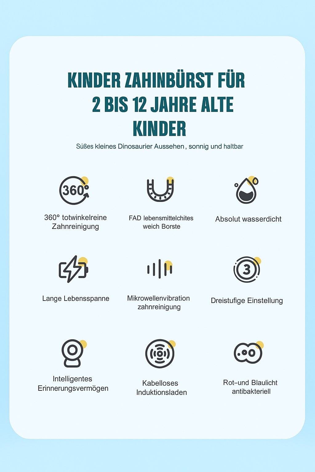 Dently-Zahnbürste für die Kleinen